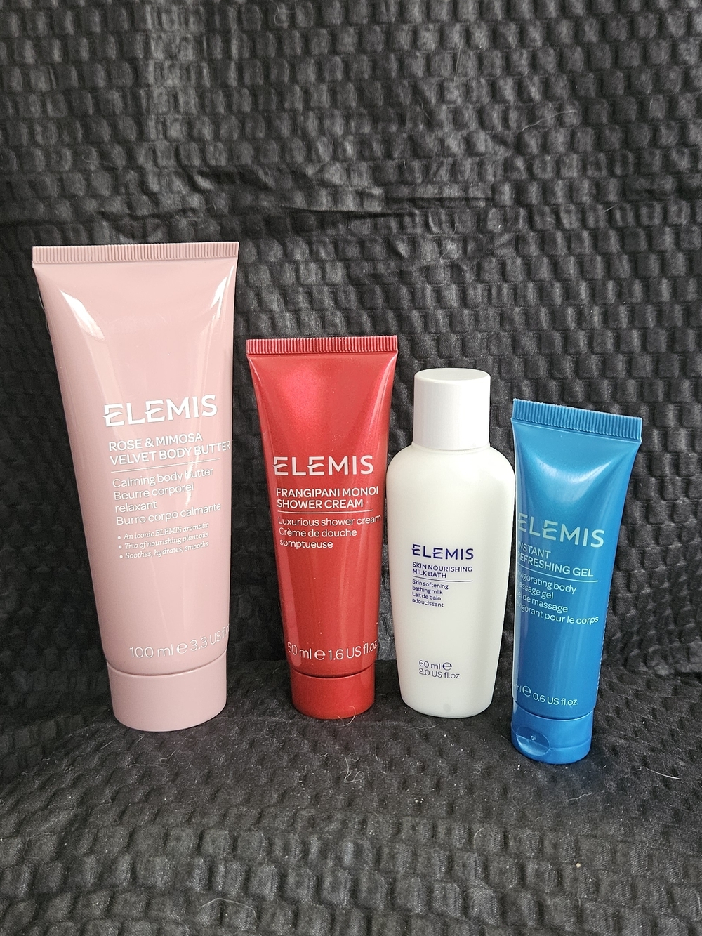 Elemis Rose & Mimosa Velvet Body Butter, Shower Cream, Milk Bath and Gel